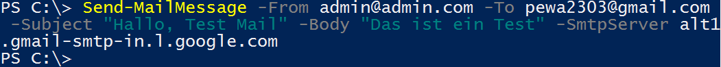 PowerShell: Mit Send-MailMessage E-Mails senden – SID-500.COM