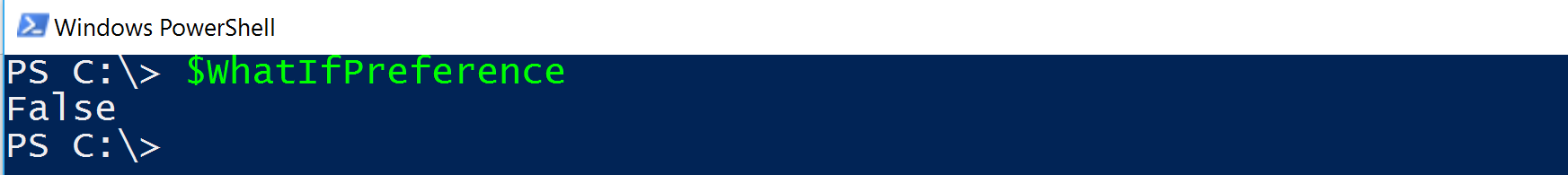 PowerShell: $WhatIfPreference für ganz Vorsichtige – SID-500.COM