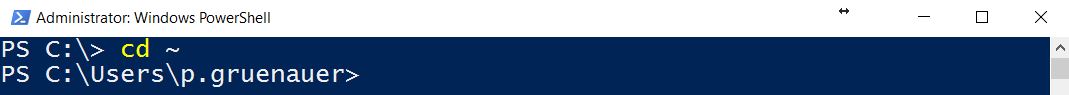 PowerShell: How to quickly switch to your home directory – SID-500.COM