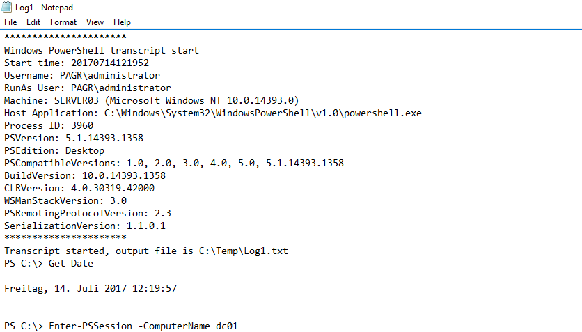 PowerShell: Documenting your work with Start-Transcript – SID-500.COM