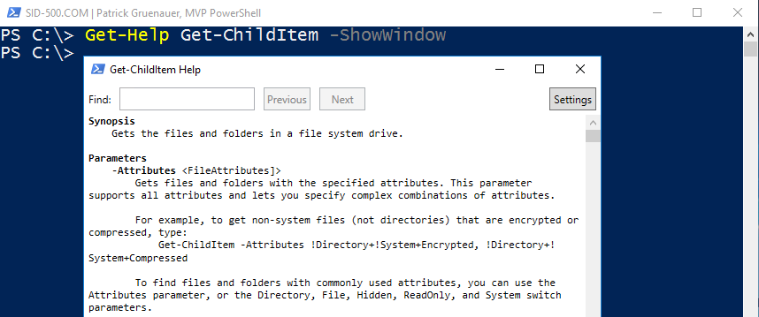 PowerShell for Beginners (Part 4): The PowerShell Help (Get-Help) – SID ...