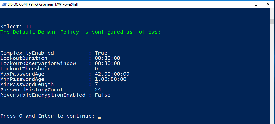 AD Overview Graphical Tool: Active Directory Domain Services Section ...