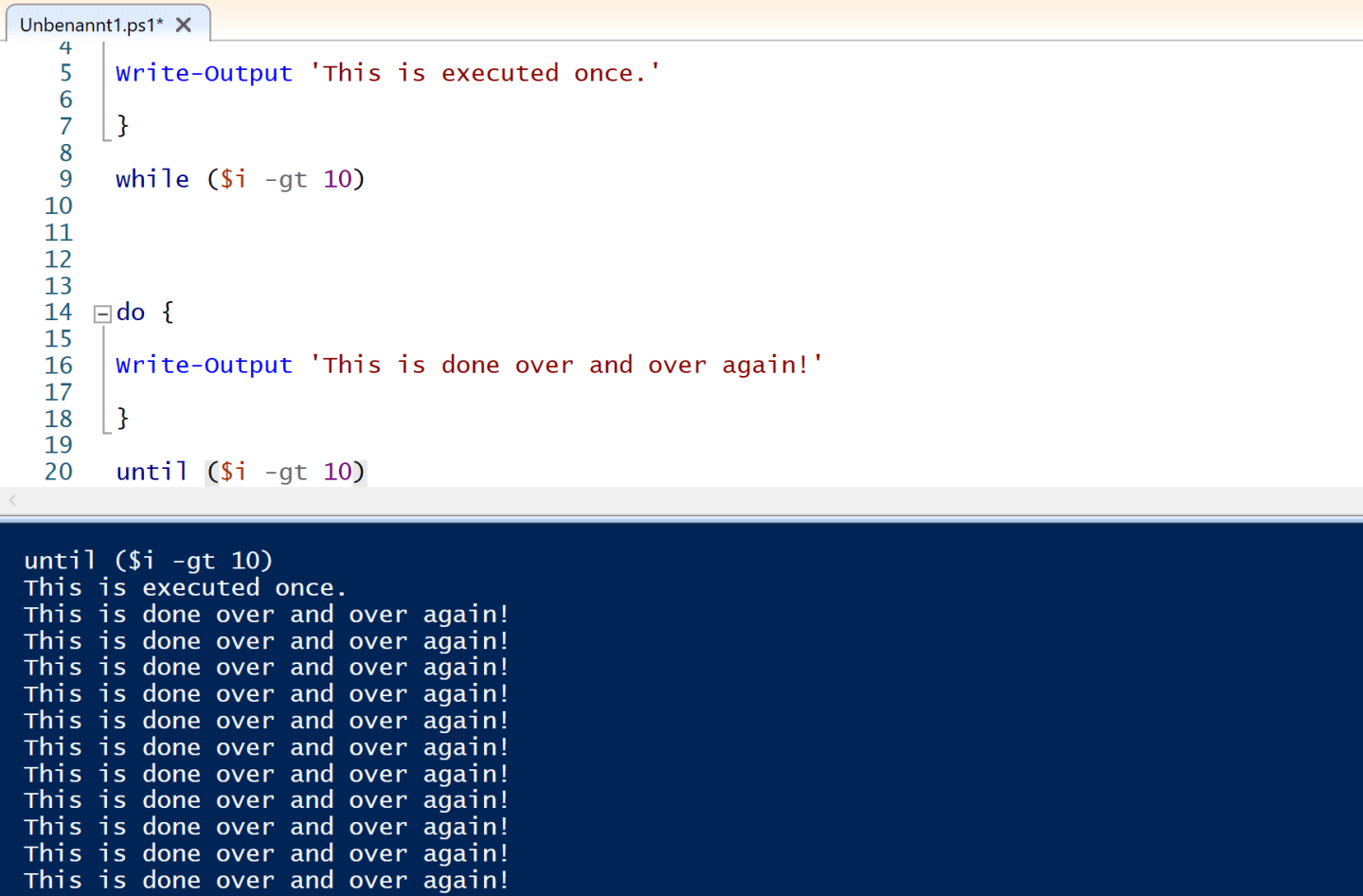 PowerShell: Do-While vs. Do-Until vs. While – SID-500.COM