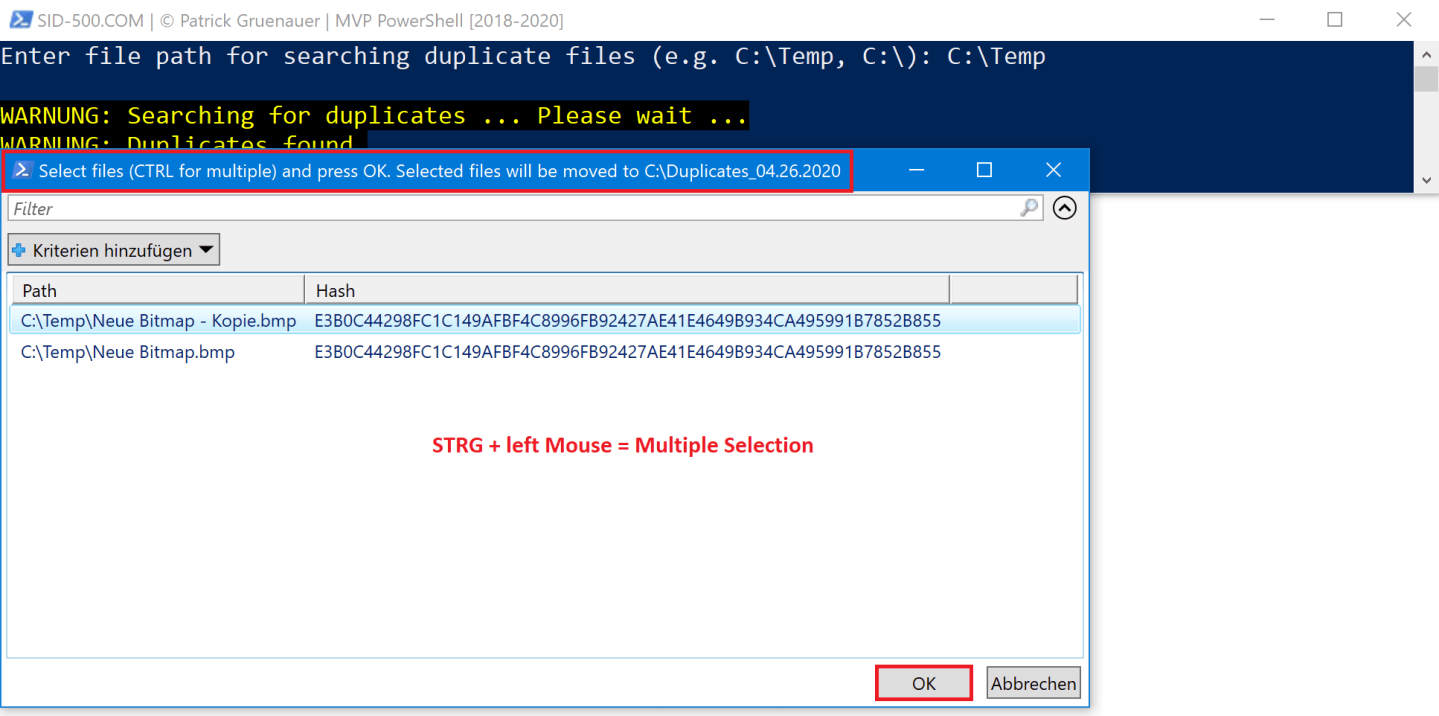 Windows: Find and eliminate Duplicate Files with PowerShell – SID-500.COM