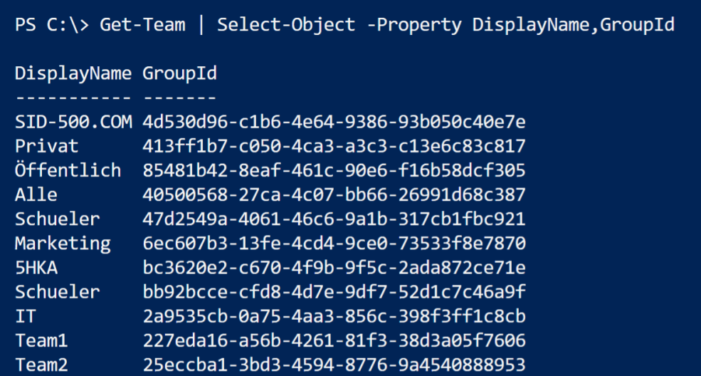 MS-Teams: Create and configure Teams with PowerShell – SID-500.COM