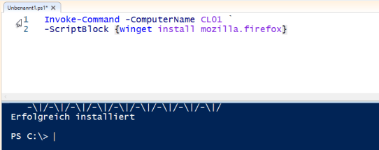 Using winget with PowerShell to install Software remotely – SID-500.COM
