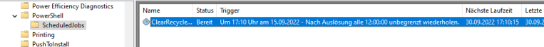 Empty the Recycle Bin with PowerShell and the Task Scheduler – SID-500.COM