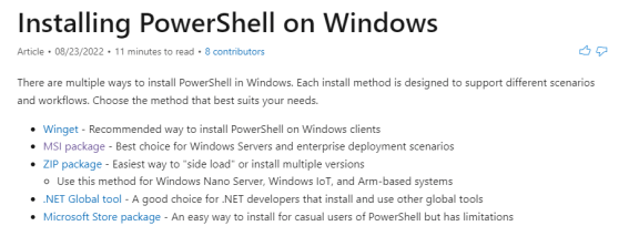 5 Ways to install PowerShell 7 on Windows – SID-500.COM