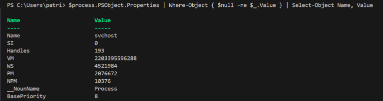 Psobject PowerShell: How to find empty Attributes – SID-500.COM